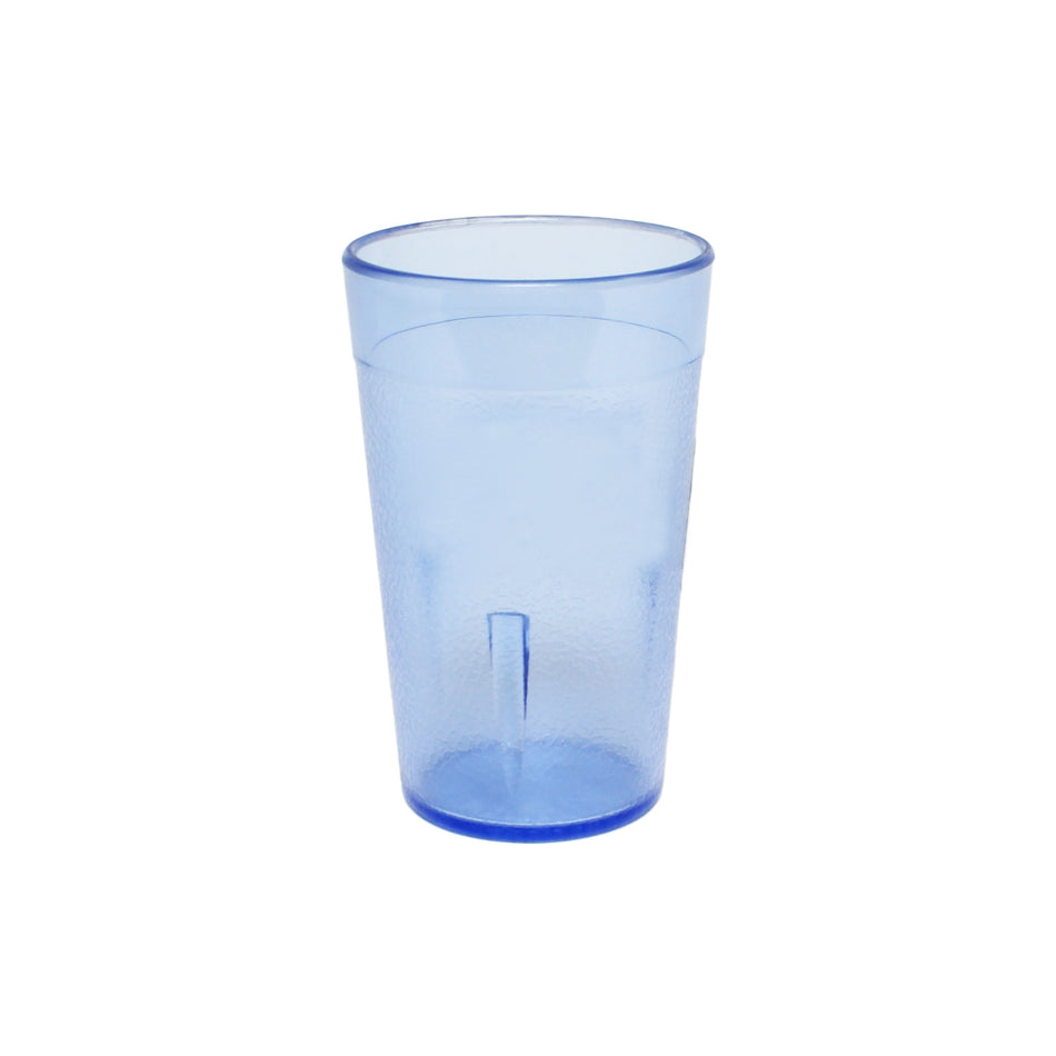 12 Pack 5 oz, 2-3/8" Diameter x 3-5/8" Height, Traditional Tumbler, Blue Color, Acrylonitrile Styrene, Stackable, Dishwasher Safe