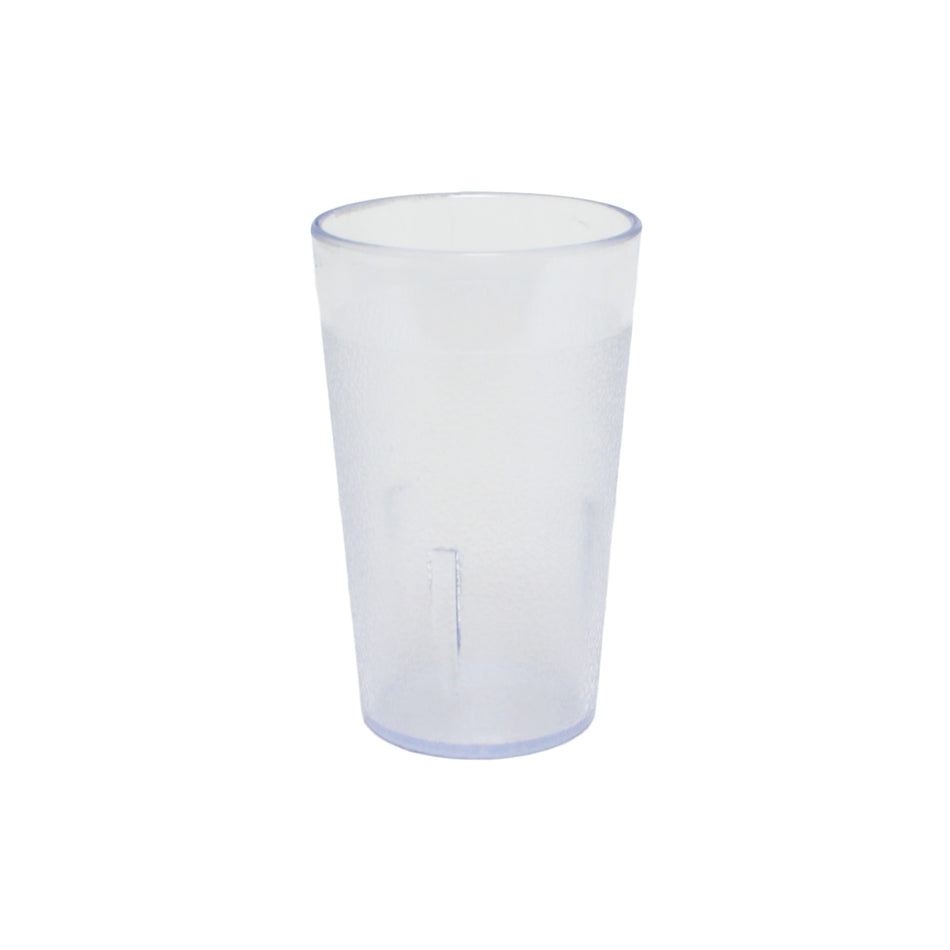 12 Pack 5 oz, 2-3/8" Diameter x 3-5/8" Height, Traditional Tumbler, Clear Color, Acrylonitrile Styrene, Stackable, Dishwasher Safe