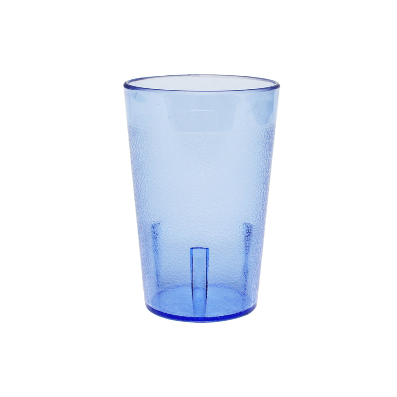 Thunder Group PLTHTB008B 8 Oz Tumbler Textured Plastic Blue Stackable