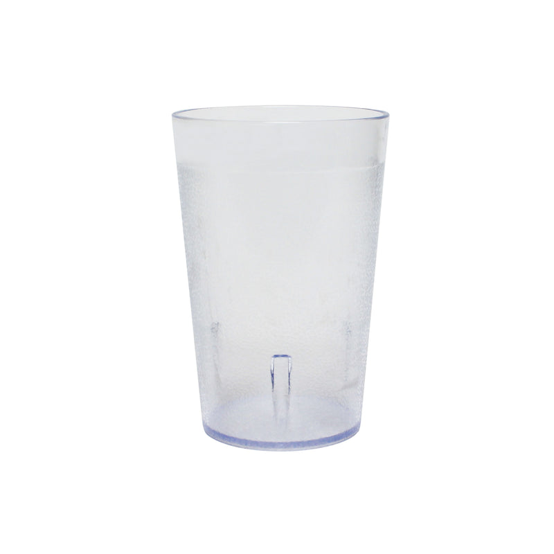 Thunder Group PLTHTB008C 8 Oz. Textured Exterior Plastic Tumbler Scratch Resistant