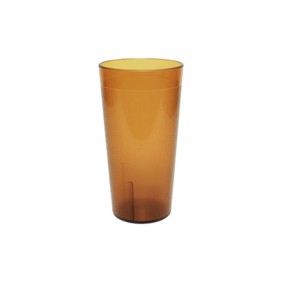 Thunder Group PLTHTB012A 12 Oz Textured Exterior Tumbler Plastic Amber
