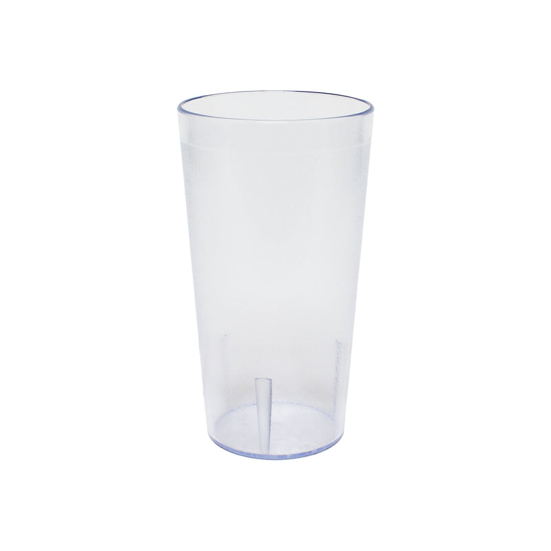 Thunder Group PLTHTB016C 16 Oz Plastic Tumbler Clear Textured Exterior