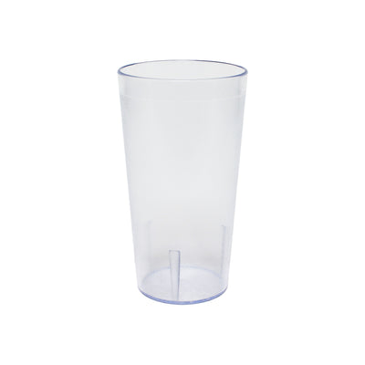 Thunder Group PLTHTB016C 16 Oz Plastic Tumbler Clear Textured Exterior