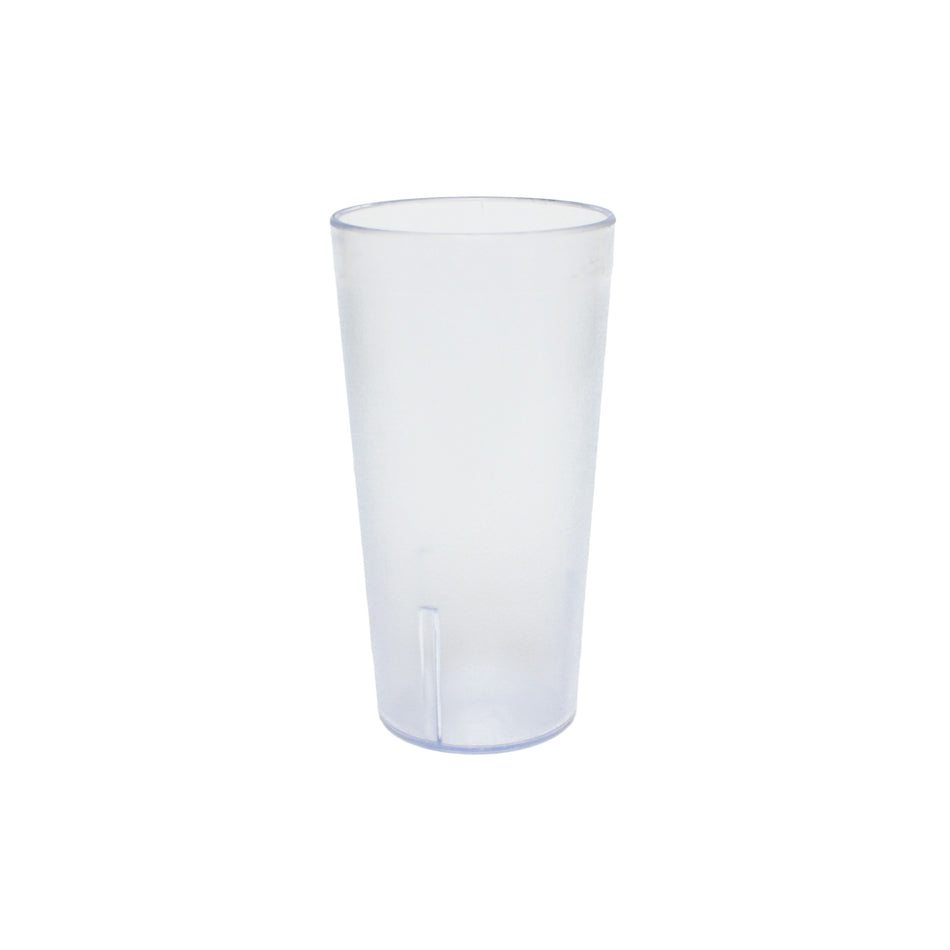 12 Pack 20 oz, 3-3/7" Diameter x 6-1/2" Height, Traditional Tumbler, Clear Color, Acrylonitrile Styrene, Stackable, Dishwasher Safe