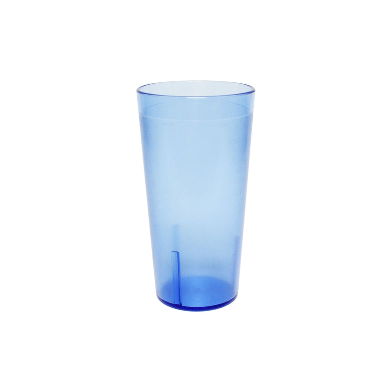 Thunder Group PLTHTB024B 24 Oz Textured Tumbler Blue Plastic Dishwasher Safe