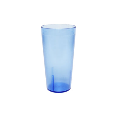 Thunder Group PLTHTB024B 24 Oz Textured Tumbler Blue Plastic Dishwasher Safe