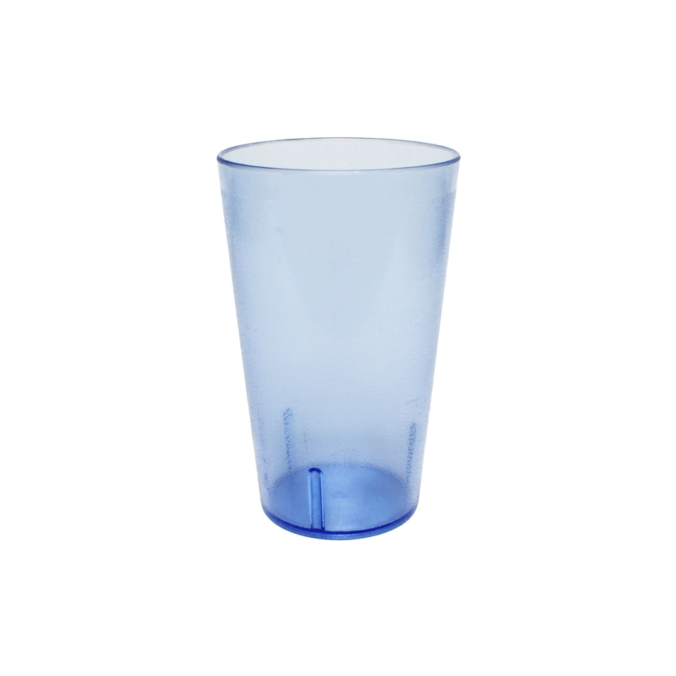 12 Pack 32 oz, 4-1/5" Diameter x 6-5/8" Height, Traditional Tumbler, Blue Color, Acrylonitrile Styrene, Stackable, Dishwasher Safe