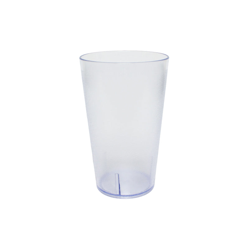 Thunder Group PLTHTB032C 32 Oz Clear Textured Plastic Tumbler Scratch Resistant Stackable