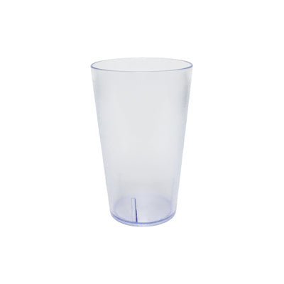 Thunder Group PLTHTB032C 32 Oz Clear Textured Plastic Tumbler Scratch Resistant Stackable
