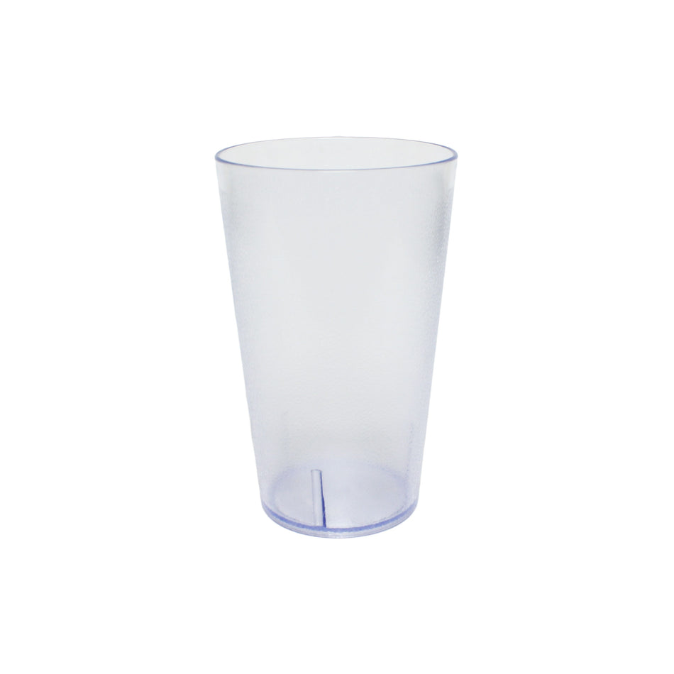12 Pack 32 oz, 4-1/5" Diameter x 6-5/8" Height, Traditional Tumbler, Clear Color, Acrylonitrile Styrene, Stackable, Dishwasher Safe