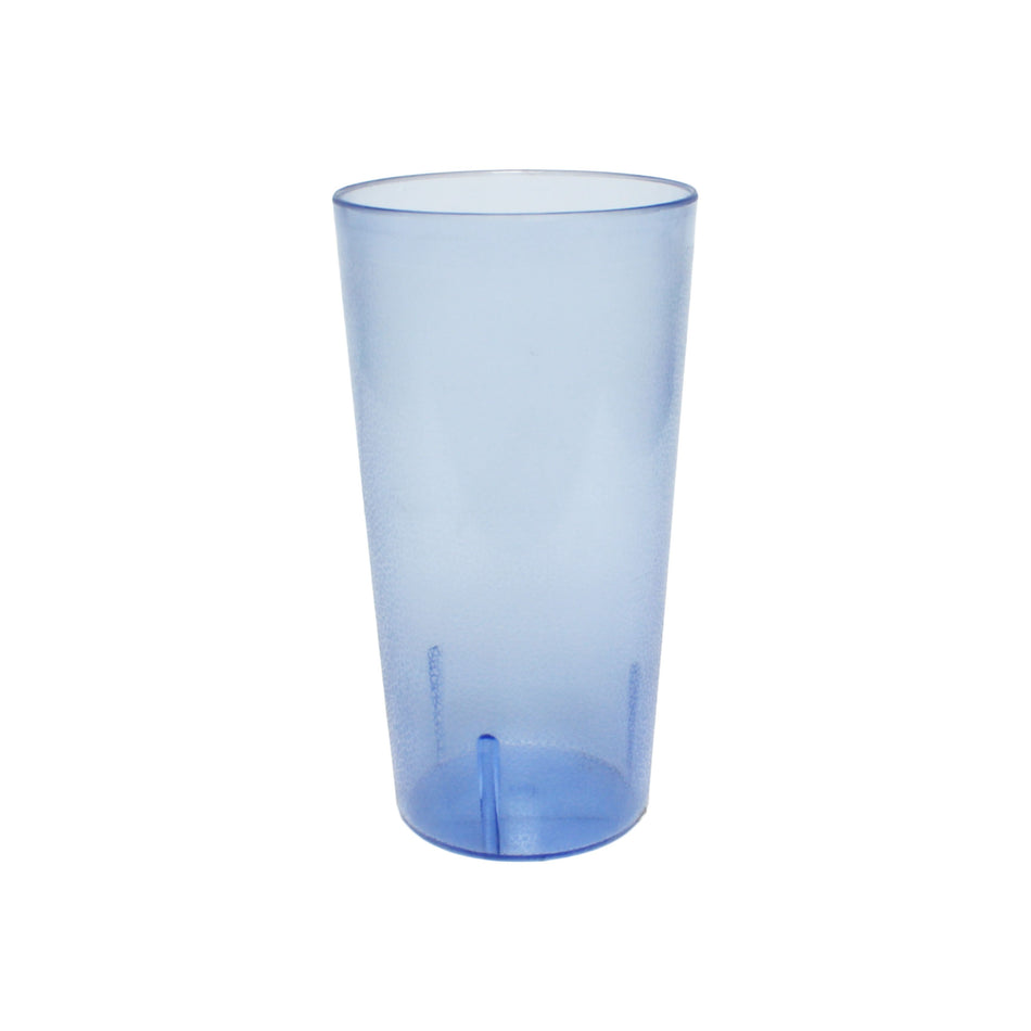 12 Pack 32 oz, 4" Diameter x 7-1/4" Height, Traditional Tumbler Tall, Blue Color, Acrylonitrile Styrene, Stackable, Dishwasher Safe