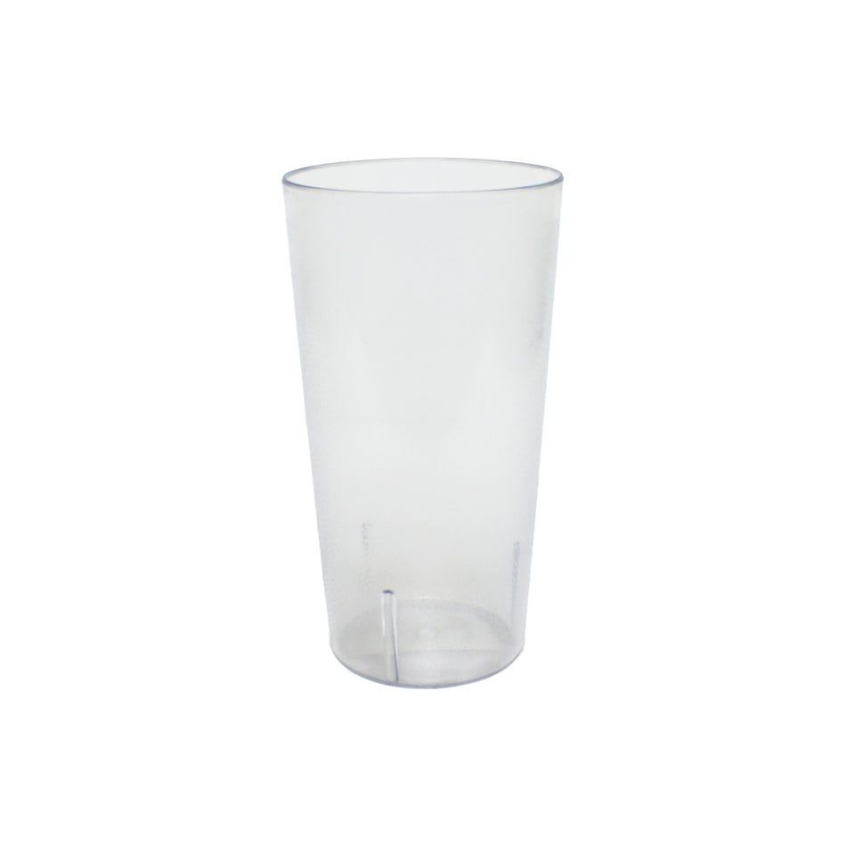 12 Pack 32 oz, 4" Diameter x 7-1/4" Height, Traditional Tumbler Tall, Clear Color, Acrylonitrile Styrene, Stackable, Dishwasher Safe