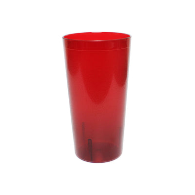 Thunder Group PLTHTB032TR 32 Oz Plastic Tumbler with Textured Red Finish