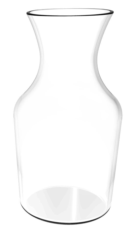 9 oz Wine Decanter Carafe, Clear Shatterproof Polycarbonate (Thunder Group PLTHWD009C)