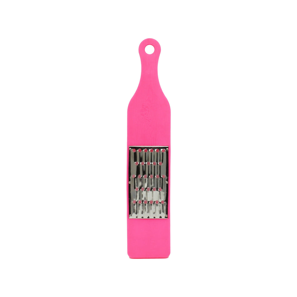 15" x 3" Grater riveted on Colored Plastic Handle, Polypropylene with Stainless Steel Blade
