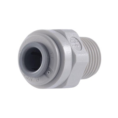John Guest Gray Acetal Male Connector 5/16" Tube OD x 1/8" BSPT