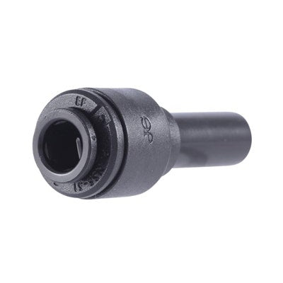 John Guest Black Acetal Reducer 6mm Stem OD x 4mm Tube OD
