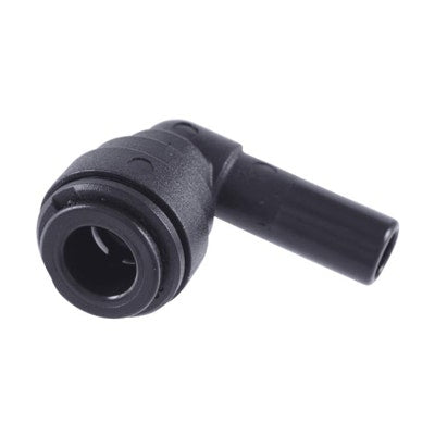John Guest Black Acetal Plug In Elbow 8mm Stem OD x 8mm Tube OD