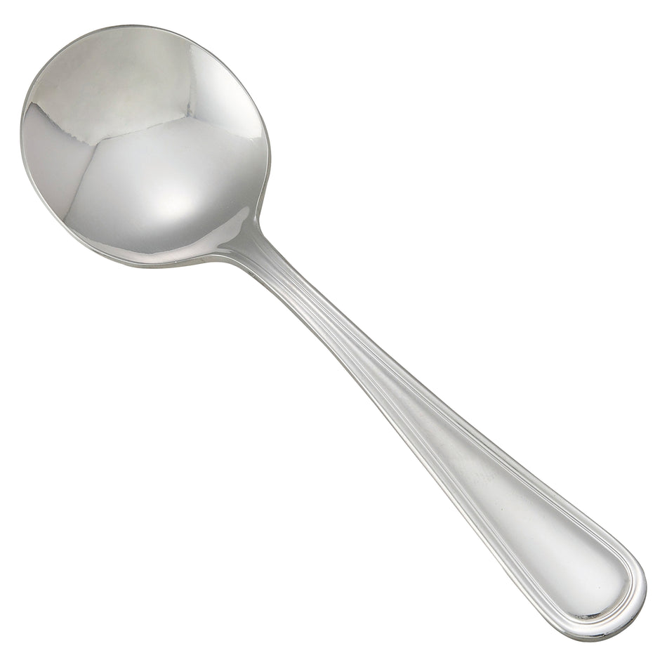 12 pack Winco 0021-04 Continental Bouillon Spoon, 18/0 Extra Heavyweight
