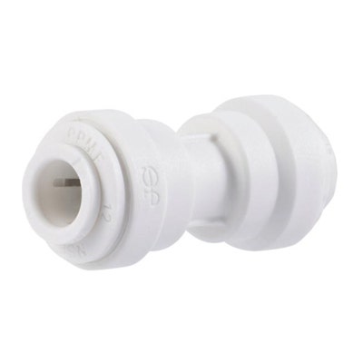 John Guest Polypropylene Union Connector 1/4" Tube OD