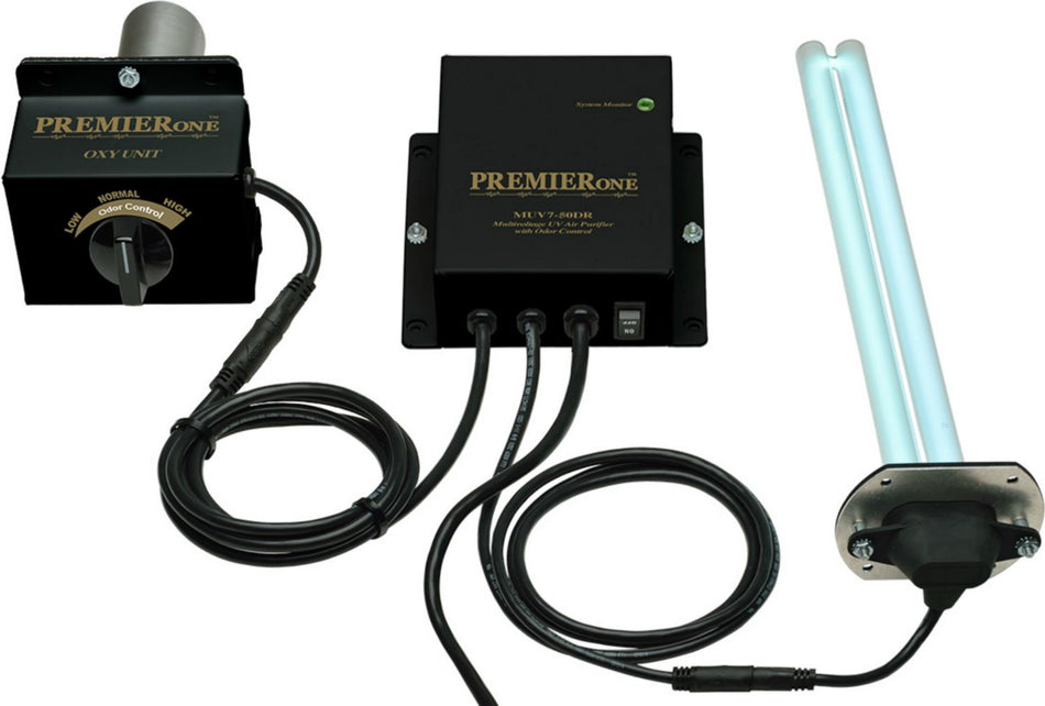 PremierOne - MUV-7-50DR-16 - Multivoltine 180 Microwatt with Odor Control Remote and UVC Germicidal Lamp