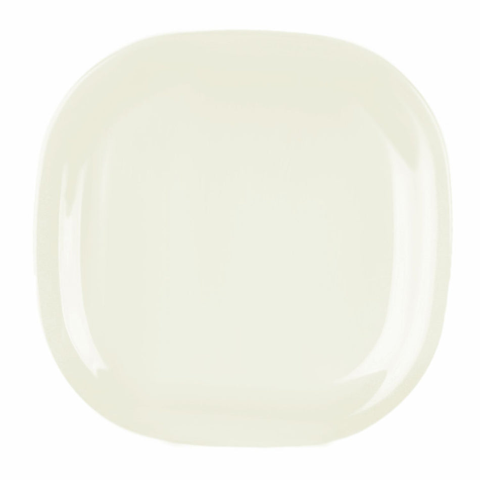 8-1/4" x 8-1/4" Round Square Plate, Passion Pearl, Melamine, BPA Free, Dishwasher Safe, Break-Resistant, Shatter-Resistant, No Microwave, No Oven, NSF