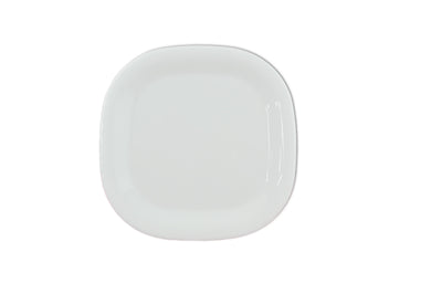 Thunder Group PS3008W 8-1/4 Inch Square Plate Break-Resistant Melamine White