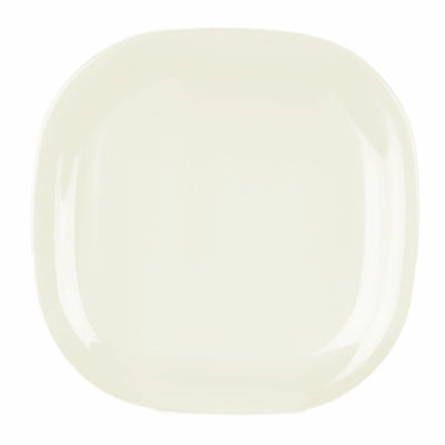 Thunder Group PS3010V 11 Inch Square Plate with Round Corners Break Resistant Melamine Beige