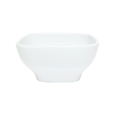 Thunder Group PS3105W 4-3/4 Inch 14 Oz Square Bowl Break Resistant Melamine White