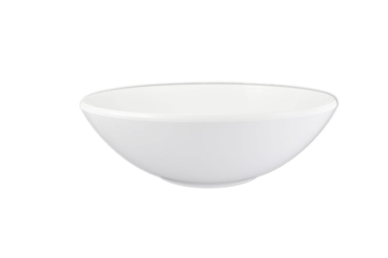 Thunder Group PS3110W 96 Oz Round Bowl Break-Resistant Dishwasher Safe Melamine White
