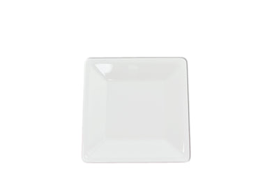 Thunder Group PS3208W 8-1/4 Inch Square Plate Break-Resistant Melamine White