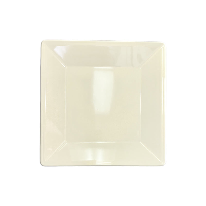 Thunder Group PS3211V 10-1/4 Inch Square Plate Break-Resistant Melamine Beige