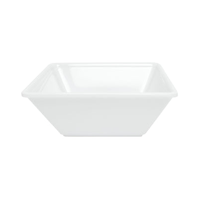 Thunder Group PS5004W 8 oz Bowl Square Break-Resistant Melamine White