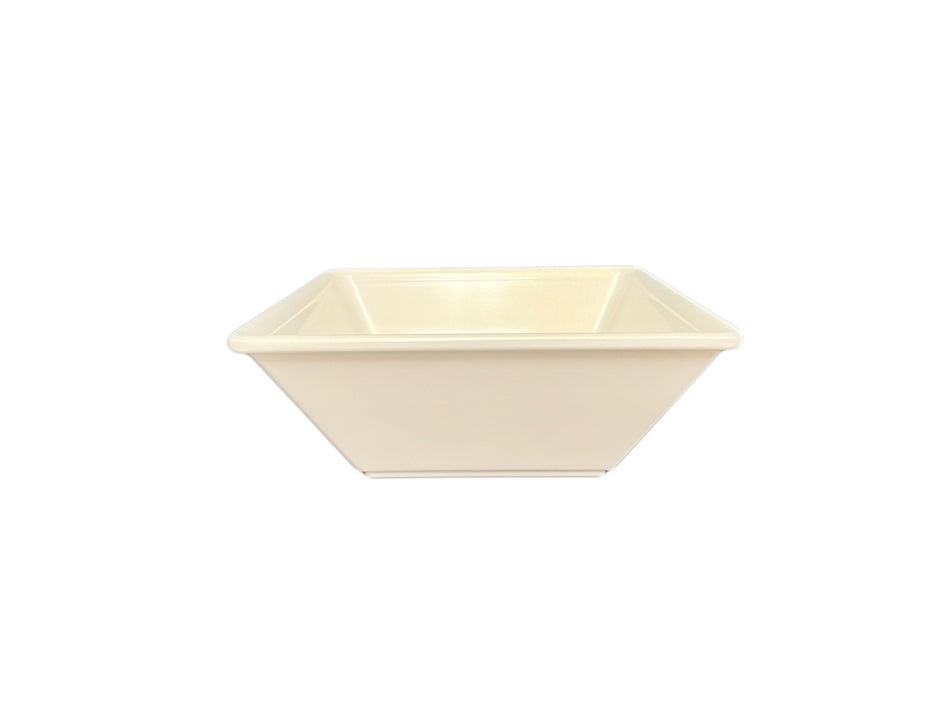23 oz, 6" x 6", 2-1/8" Deep, Square Bowl, Passion Pearl, Melamine, BPA Free, Dishwasher Safe, Break-Resistant, Shatter-Resistant, No Microwave, No Oven, NSF