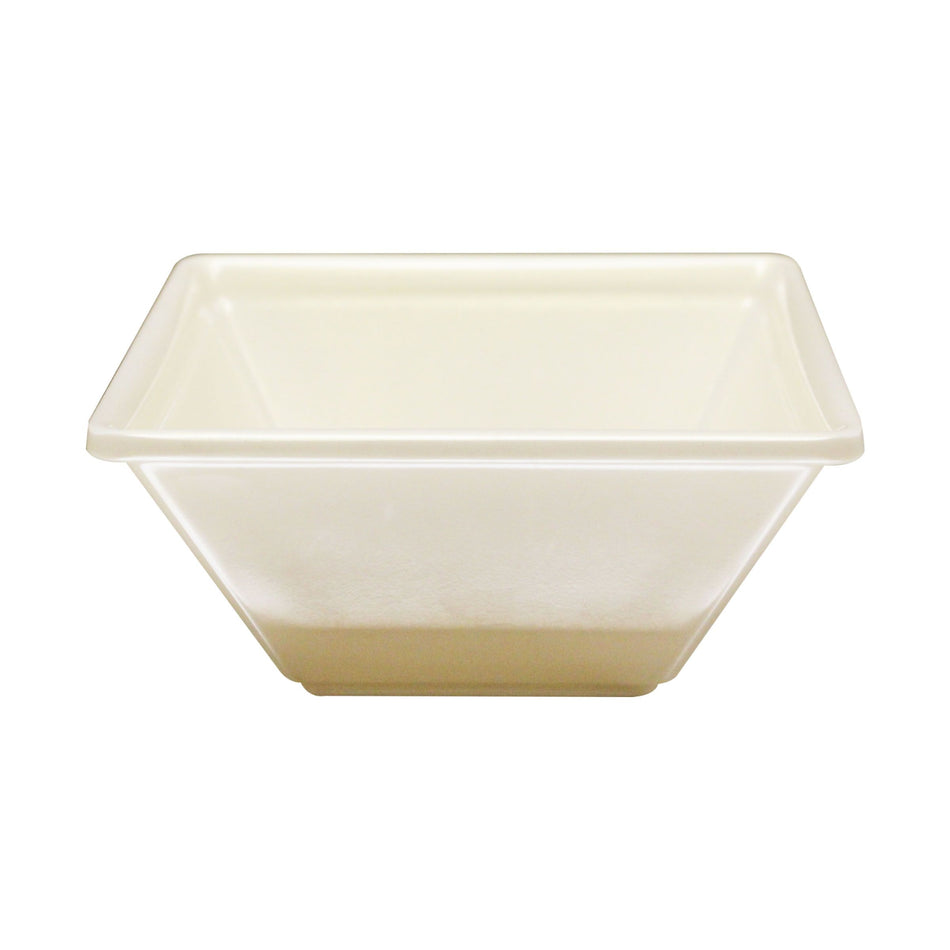 52 oz 8" x 8", 2-1/2" Deep, Square Bowl, Passion Pearl, Melamine, BPA Free, Dishwasher Safe, Break-Resistant, Shatter-Resistant, No Microwave, No Oven, NSF