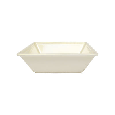Thunder Group PS5010V Bowl 80 Oz Beige Square Plastic with Break Resistant Design