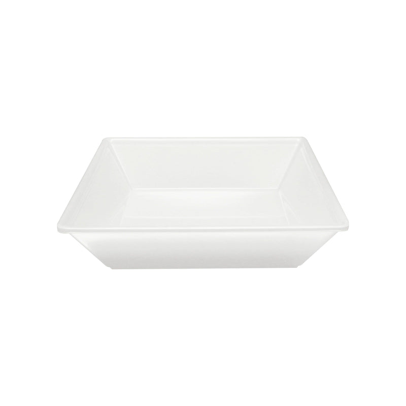 Thunder Group PS5010W 80 Oz Bowl Square Break-Resistant Melamine White