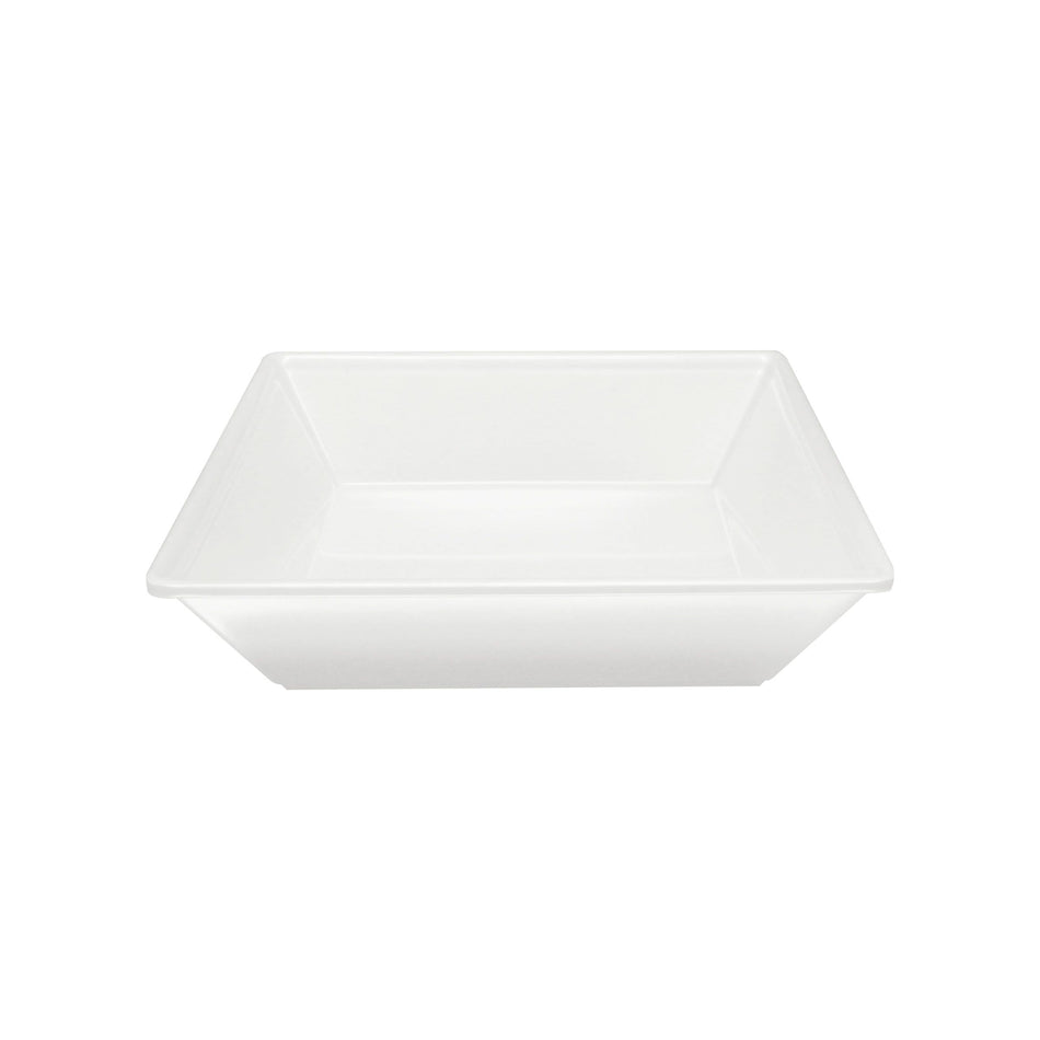 80 oz, 10" x 10", 2-1/2" Deep, Square Bowl, Passion White, Melamine, BPA Free, Dishwasher Safe, Break-Resistant, Shatter-Resistant, No Microwave, No Oven, NSF
