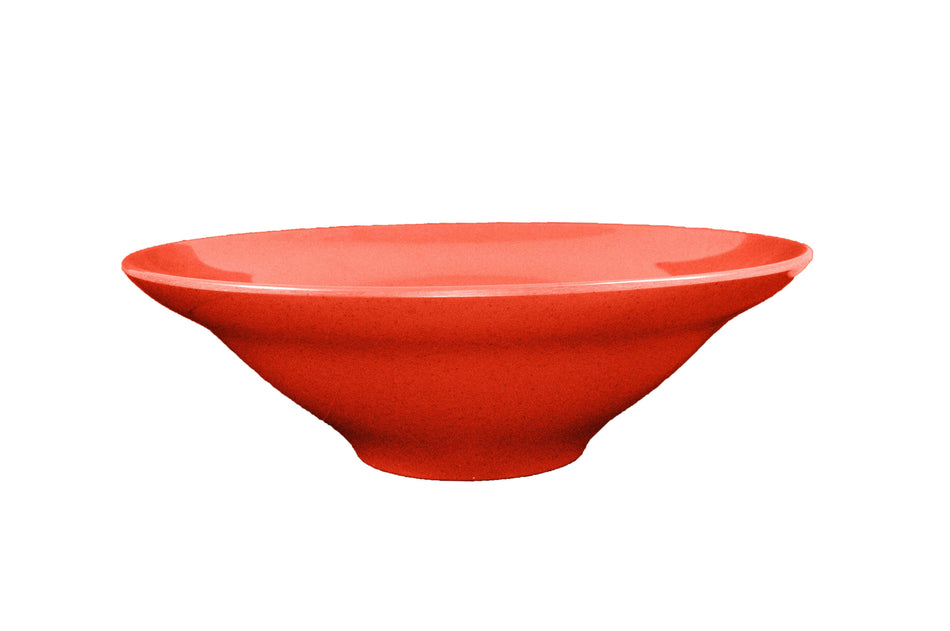 70 oz, 13" Salad Bowl, 4 1/8" Deep, Passion Red, Melamine, BPA Free, Dishwasher Safe, Break-Resistant, Shatter-Resistant, No Microwave, No Oven, NSF