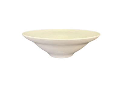 Thunder Group PS6013V 70 Oz Salad Serving Bowl Round BPA Free Melamine Beige
