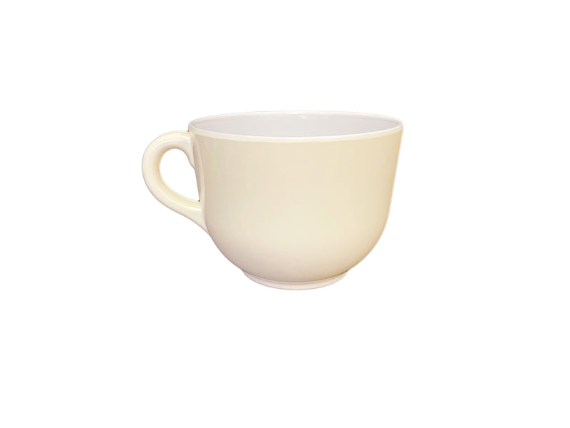 Thunder Group PS9475V 23 Oz Mug Break-resistant Dishwasher Safe BPA Free Melamine Beige Tan