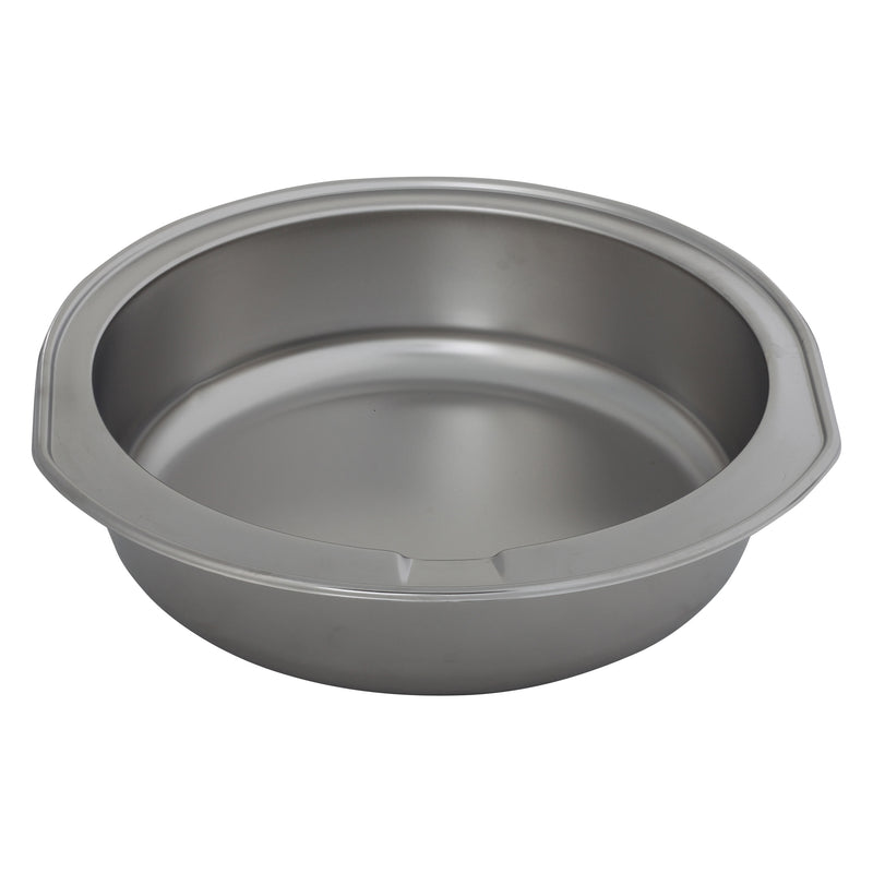 Winco 103-WP Quarts Water Pan Gas Chafing Dish Pan Stainless Steel with Descriptors
