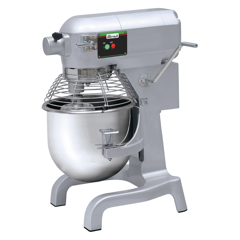 Winco EMP-20 20 Liter Floor Model Electric Planetary Mixer with Attachments