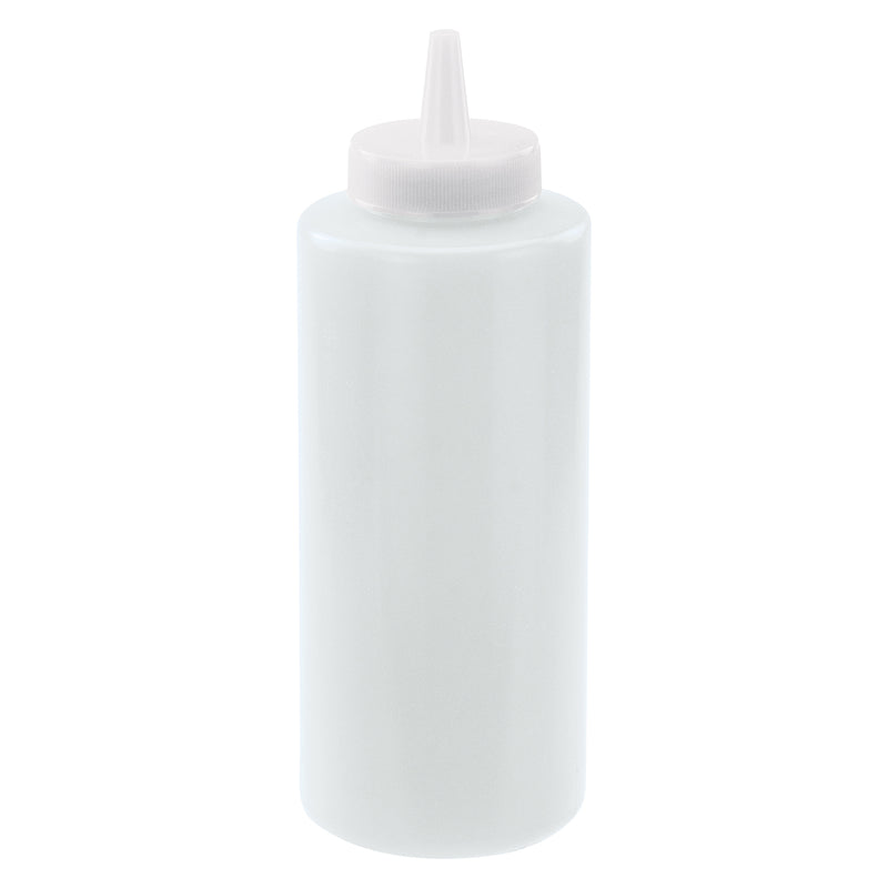 Winco PSB-12C Squeeze Bottle 12 Oz BPA Free Plastic Clear 6 Packs