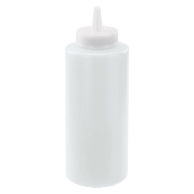 Winco PSB-12C Squeeze Bottle 12 Oz BPA Free Plastic Clear 6 Packs