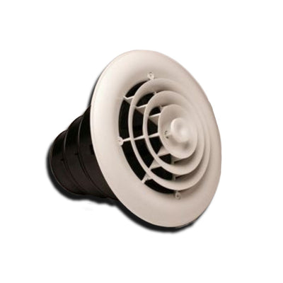 RectorSeal 81911, 8x8 Ceiling Diffuser, White High Ceiling Air Vent