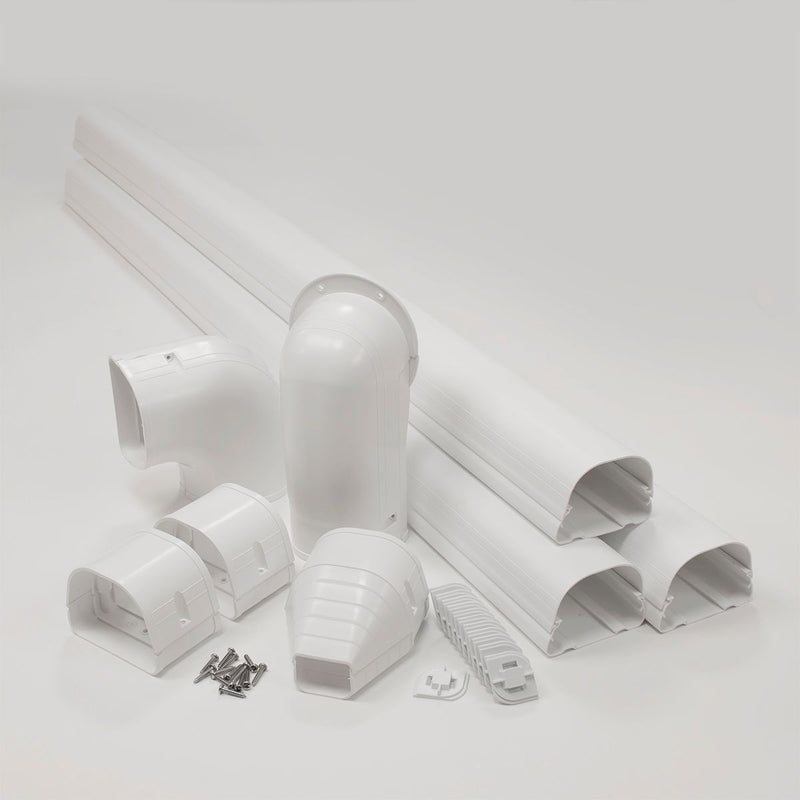 Fortress 84005, 12 in Wall Duct Kit LD92 (LW, LK, LEN, LJx2, LDx12 in) 3 1/2 in -, White