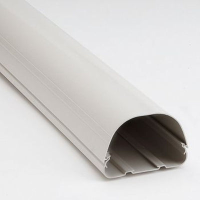 Fortress 84104, LD122W 122mm 4.5 in Duct 8 ft Length, White