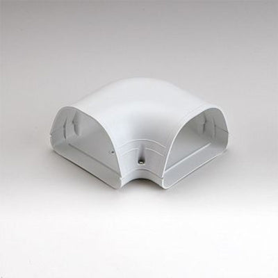 Fortress 84111, LK122W 122mm 4.5 in 90° Flat Elbow, Line Set Cover Fitting, White