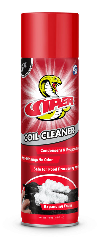 Refrigeration Technologies RT375A, Viper Aerosol Evap/Condenser Coil Cleaner, 8 oz (236 ml)